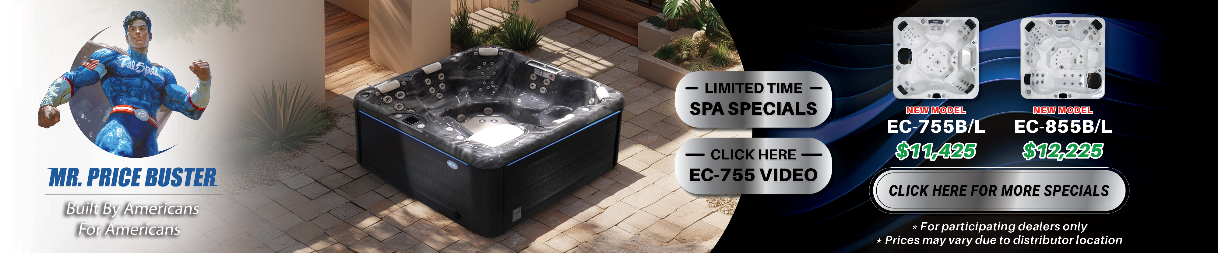 Calspas hot tub being used in a family setting - Clearfield